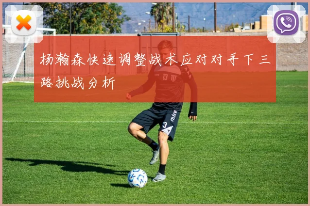 杨瀚森快速调整战术应对对手下三路挑战分析